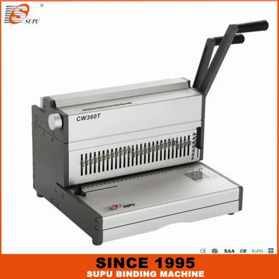 SUPU Manual Wire Binding Machine Maximum Punching Thickness 35 Sheets Width 360MM CW360T