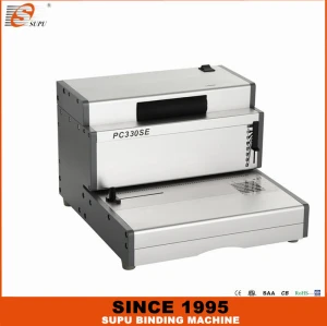 SUPU Electric Single Spiral Coil Binding Machine for office use PC330SE