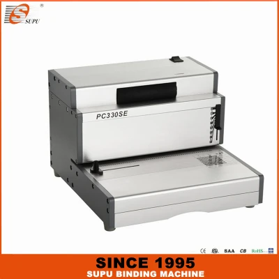 SUPU Electric Single Spiral Coil Binding Machine for office use PC330SE