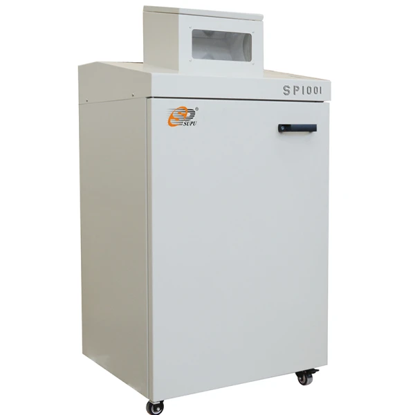 Commercial cross cut paper shredder