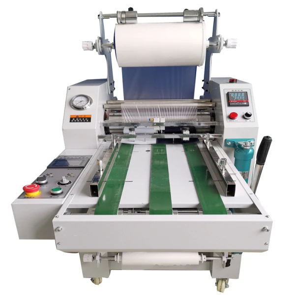 490mm hydraulic roll laminator with auto overlap & cutting systems HL-500Z