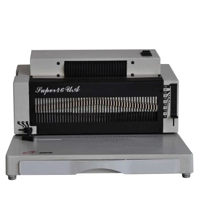 Electric coil binding machine
