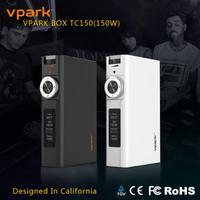 2015 New vpark box mod 150W Variable Voltage Wattage Vape Box Mod,e vaporizer e cigarette mini box mod e cig
