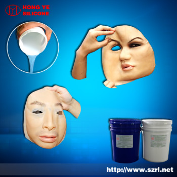 Hot liquid silicone rubber for beauty robot