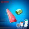 two compounds silicone rubber for printing patterns on plastic toys