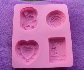Rubber Silicone Molding for soap mould making