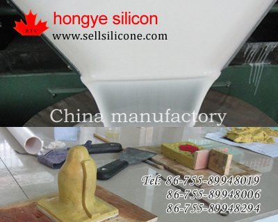 Silicone rubber for gypsum mold making