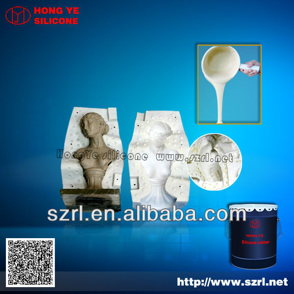 liquid silicone rubber for PU fountain crafts molding