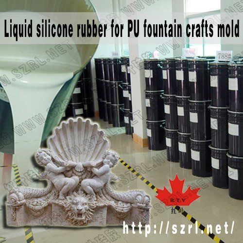 Silicone rubber for water fountain & sculpture molds making