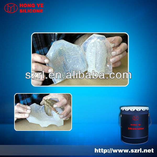 mold making and casting silicone rubber for plaster mold