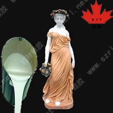 Transparent mold making silicone rubber for gypsum crafts
