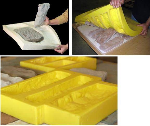 Addition cured molding silicone rubber material for casting products