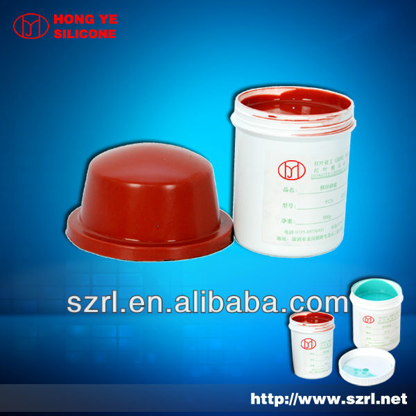 Silicone pad for printing with high printing times