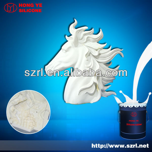 Low viscosity silicone for gypsum molds