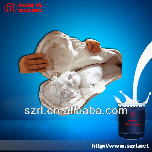RTV-2 silicone rubber for resin garden products mould making