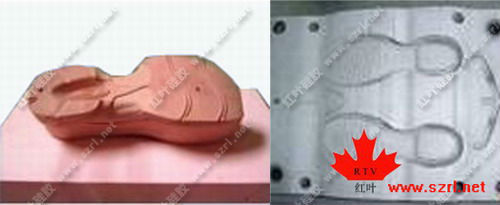 shoe sole mold making silicone rubber