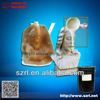 Non-deformation molding silicone rubber