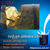 Plaster molds making with silicon rubber