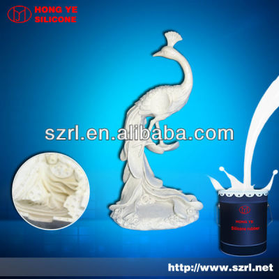 Light viscosity moulding silicone rubber
