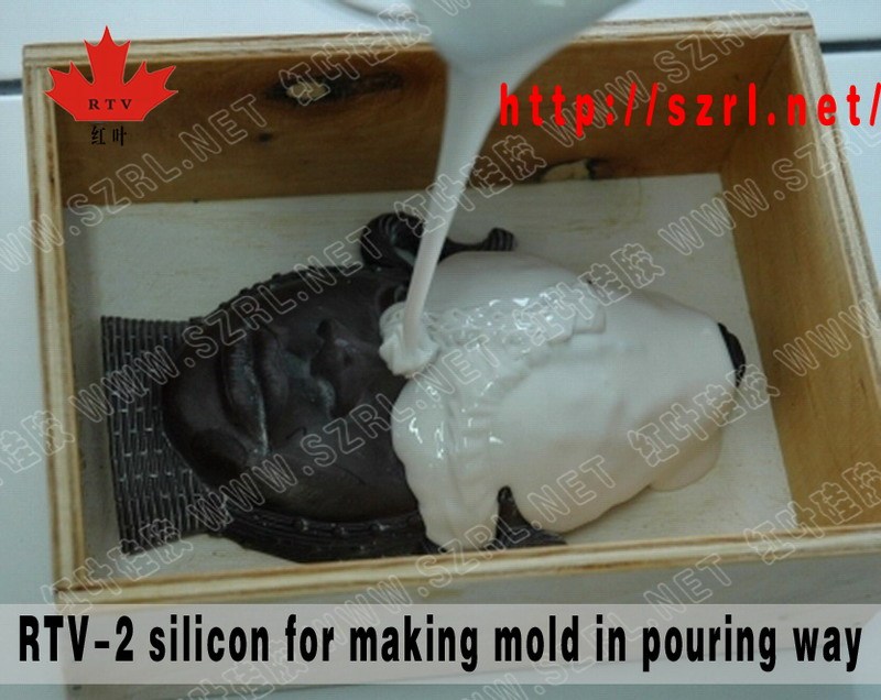 Flexible silicon for gypsum mold making