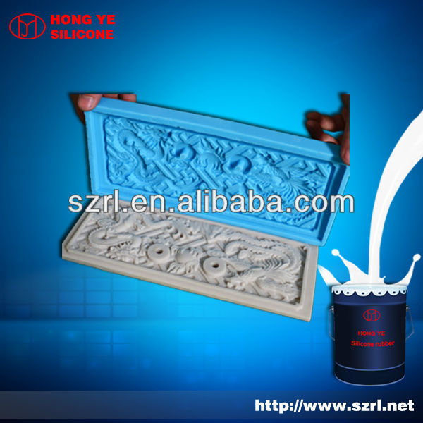 gypsum cornice mold made from liquid silicone rubber