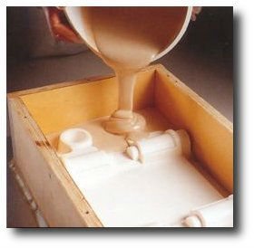 How to make silicone molds by pouring?