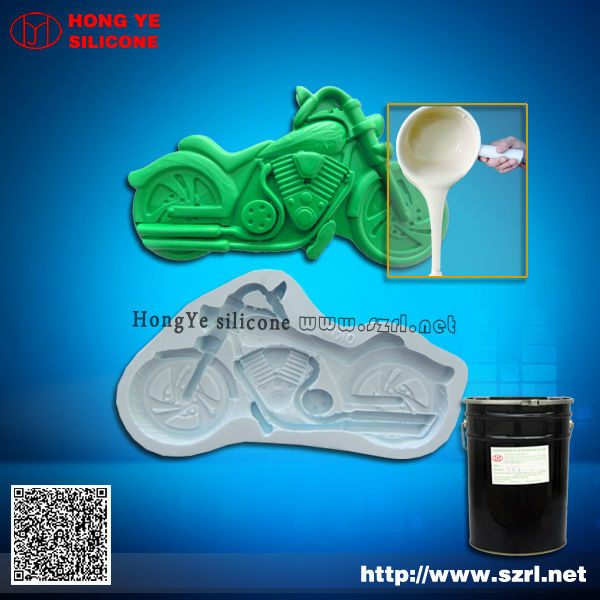 Silicone rubber with low hardness