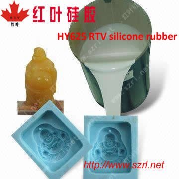 RTV 2 molding silicone rubber pouring way