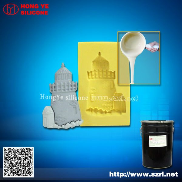 silicone rubber mold compound for decorative plaster molds