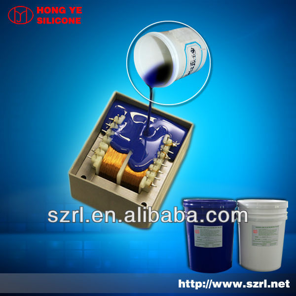 Gross Electronic Potting Silicone Rubber With Black Color