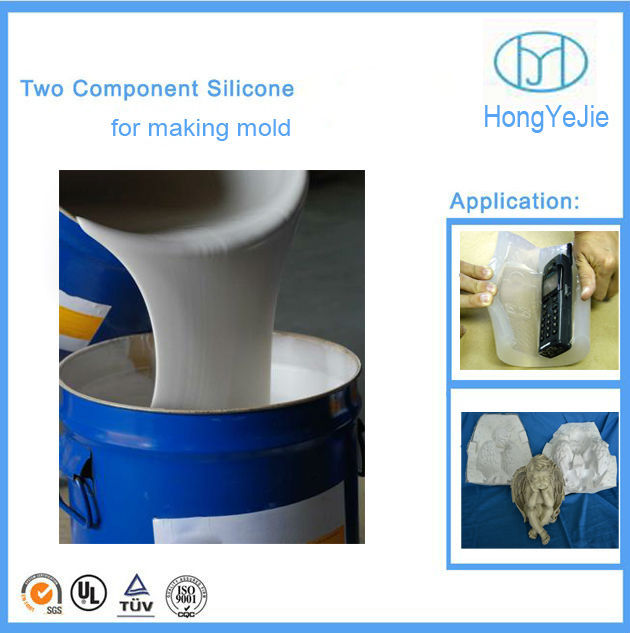 liquid rtv silicone material for mold making (we can teach you how to make silicone mold for free)
