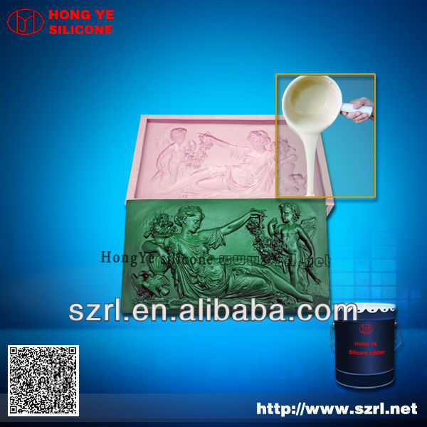 addition cure silicone rubber supplier for mold making for plaster casting , plaster cornice,plaster ceiling,