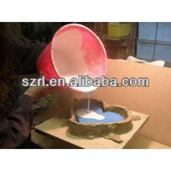 Heat conduction two-part additional liquid silicone