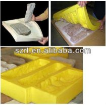 artificial stone mold of silicone rubber