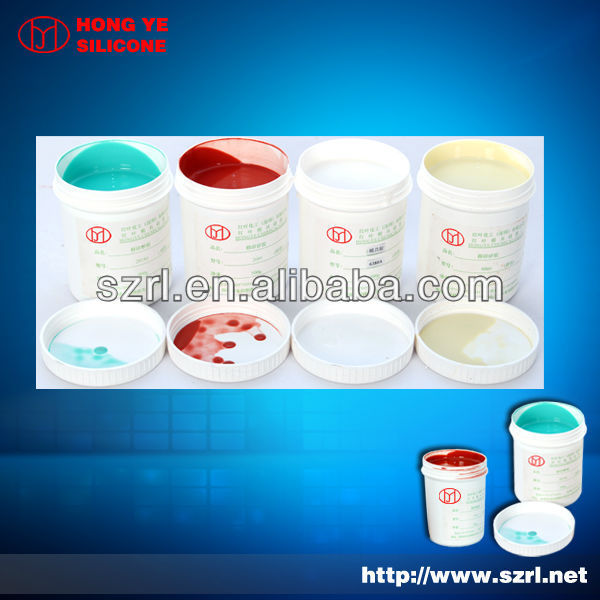 Silicone rubber pad for printing with high printing times