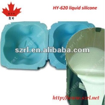 Flexible silicon for gypsum mold making