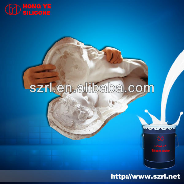Silicone rubber for gypsum statues mold making with low viscosity