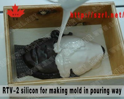 Supplier mold making silicone for resin,plaster, cement products in china