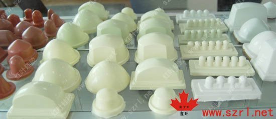 white pad printing silicone rubber for irregular patterns