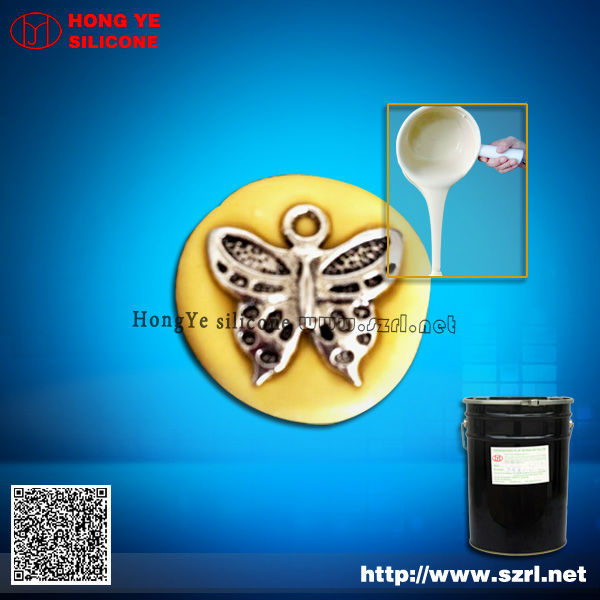 Addition silicone for casting light metal