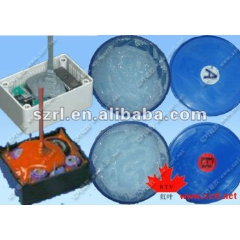 Condensation cure silicone potting compounds