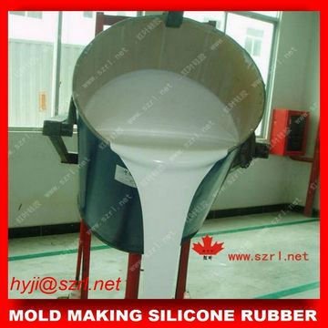 Concrete baluster mold making silicone rubber