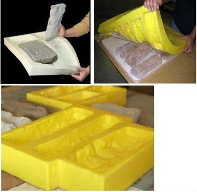 RTV 2 silicone rubber for gypsum architectural ornament moulds making