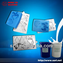 RTV liquid molding silicone for plaster crafts
