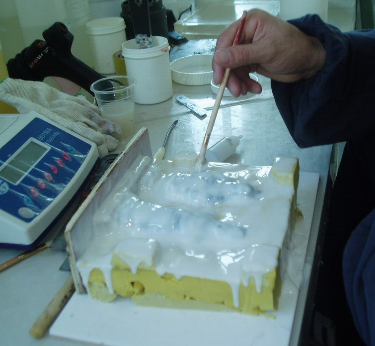 Rubber silicone rtv for casting ornamental plaster