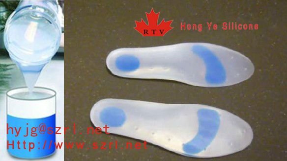Q625 transparent liquid silicone rubber for foot insoles making