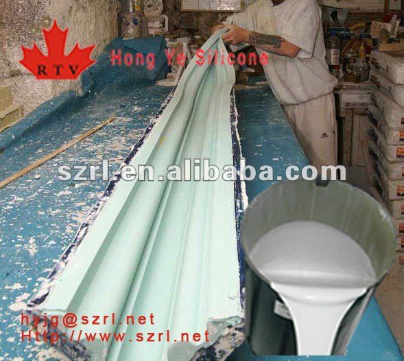 Addition cured silicone rubber material for medium size Architectural products molding