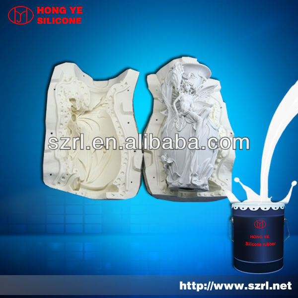 Tin cured liquid silicon rubber for mold making