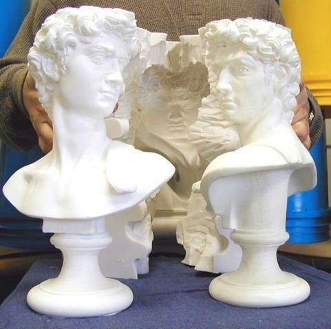 Molding silicone rubber material for plaster statues molds