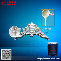 Liquid silicone for gypsum cornice